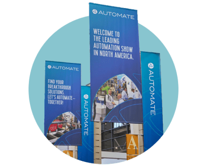 Beursborden ontworpen door GES.